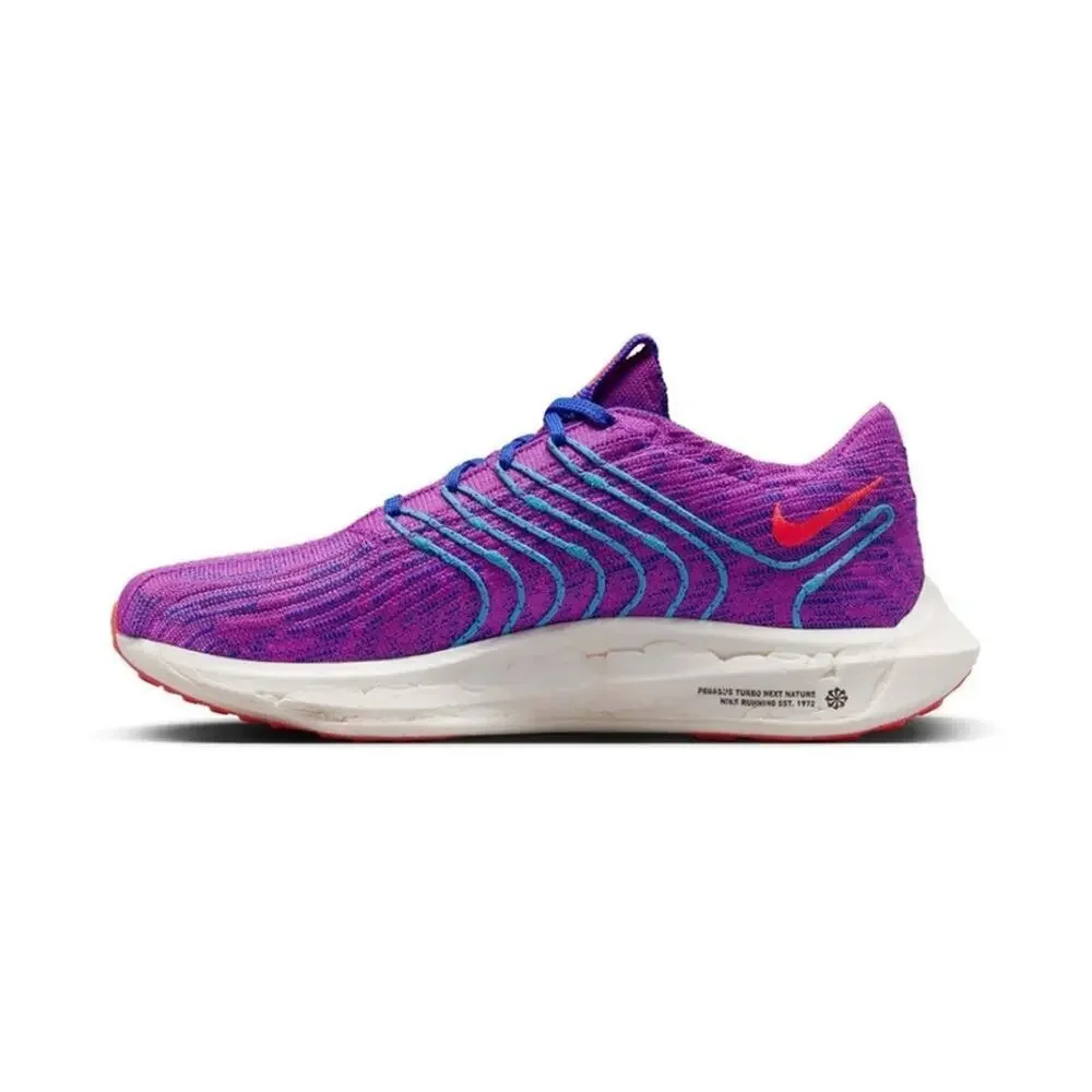 Nike Women's Pegasus Turbo Flyknit Next Nature Running Shoes‎ Fuschia Dream 10.5